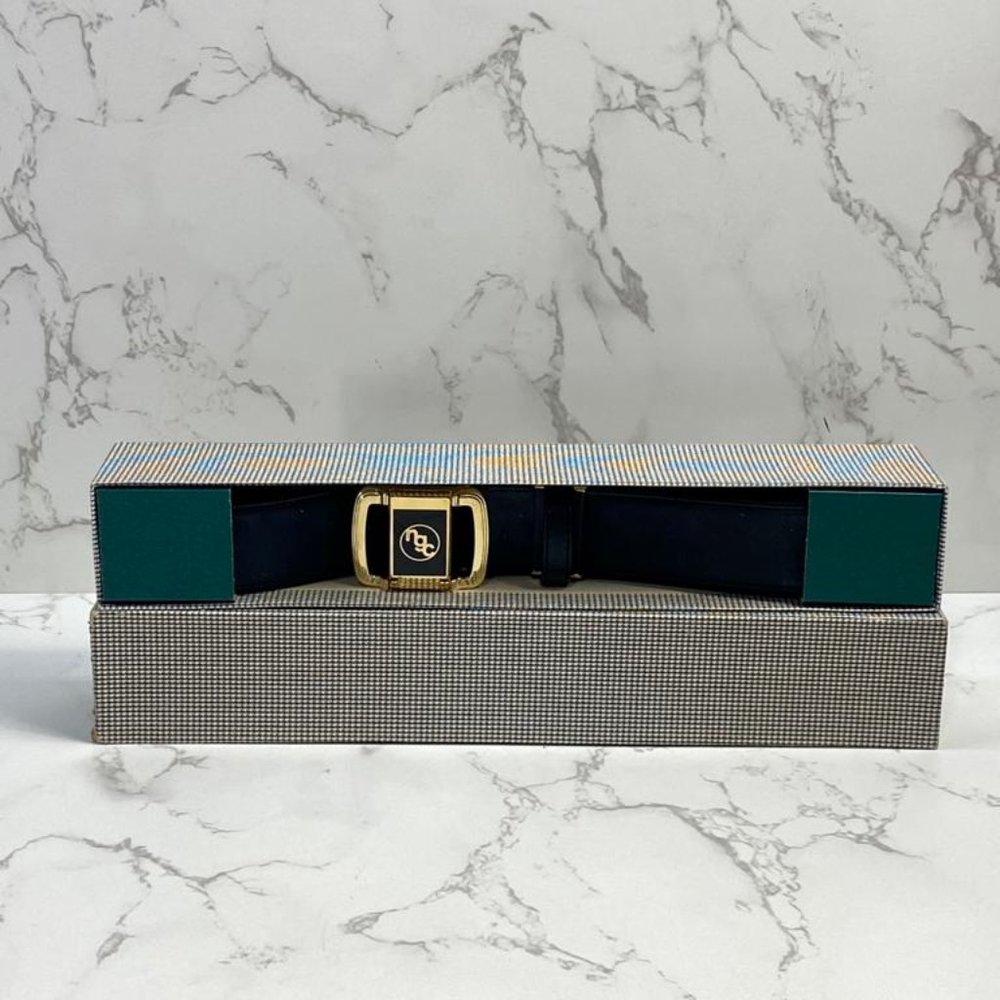 NGC Women's Black Leather Belt Size 42 / 105
